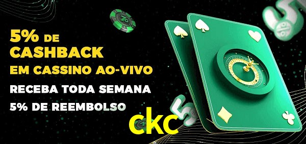 Promoções do cassino ao Vivo ckc